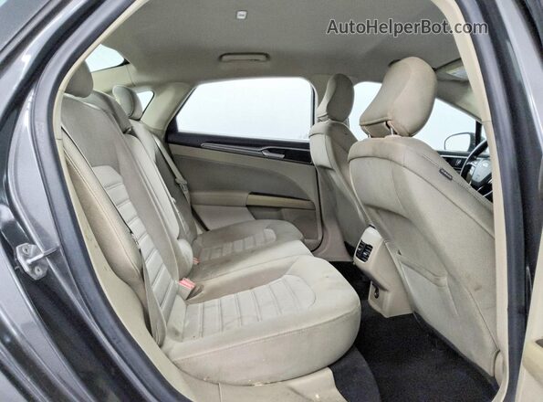 3FA6P0HD6LR114074 2020 FORD FUSION Gray Rear seats view