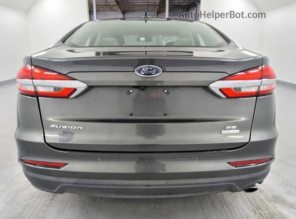 3FA6P0HD6LR114074 2020 FORD FUSION Gray Rear view