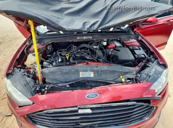 3FA6P0HD6LR187817 2020 FORD FUSION Red Սալոնի հետևի տեսք