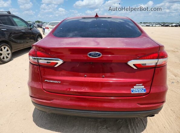 3FA6P0HD6LR187817 2020 FORD FUSION Red Հետևի տեսք