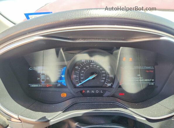 3FA6P0HD6LR187817 2020 FORD FUSION Red Սարքավորումների վահանակի տեսք