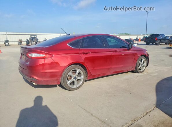 3FA6P0HD7GR105034 2016 FORD FUSION Red Rear right