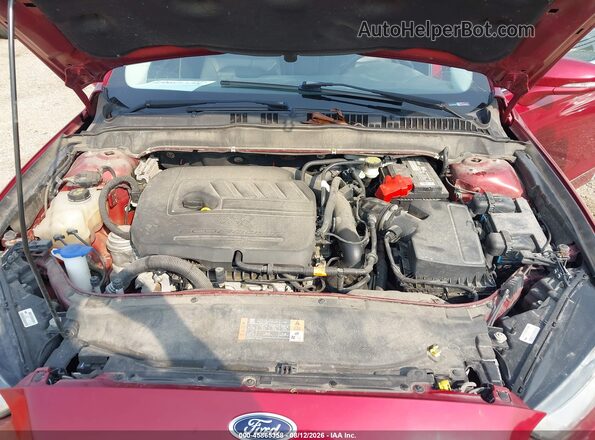 3FA6P0HD7GR111562 2016 FORD FUSION Red Widok z tyłu