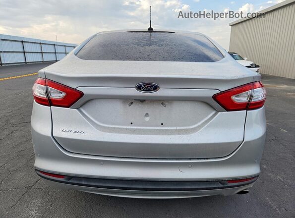 3FA6P0HD7GR187654 2016 FORD FUSION Silver Rear view
