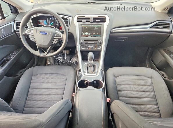 3FA6P0HD7GR187654 2016 FORD FUSION Silver Dashboard view