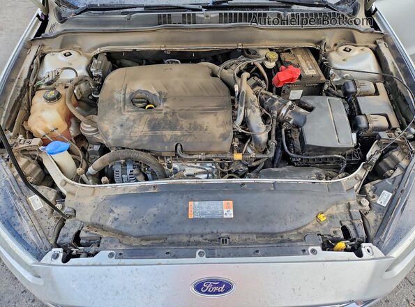 3FA6P0HD7GR187654 2016 FORD FUSION Silver Rear interior view