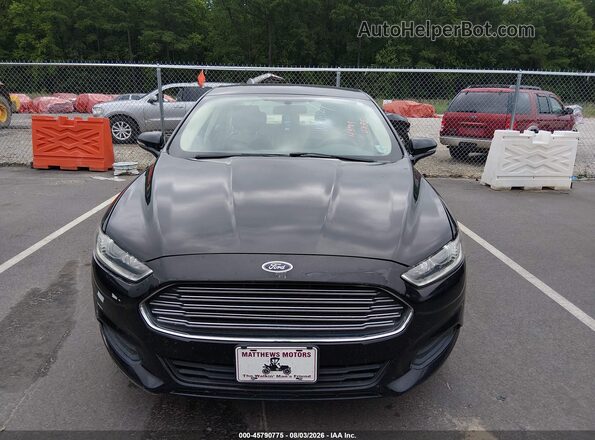 3FA6P0HD7GR374568 2016 FORD FUSION Black Դիմացի տեսք