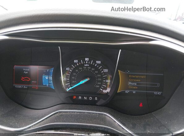 3FA6P0HD7GR374568 2016 FORD FUSION Black Հետևի նստատեղերի տեսք