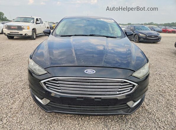 3FA6P0HD7HR247143 2017 FORD FUSION Black Widok z przodu