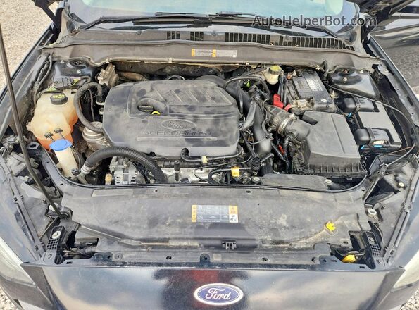 3FA6P0HD7HR247143 2017 FORD FUSION Black Widok wnętrza z tyłu
