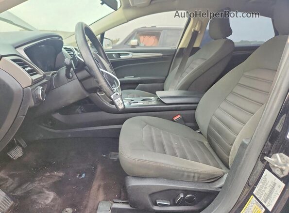 3FA6P0HD7HR247143 2017 FORD FUSION Black Widok wnętrza z przodu