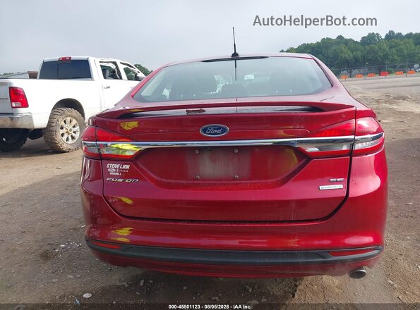 3FA6P0HD7HR250768 2017 FORD FUSION Красный 