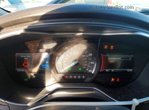3FA6P0HD7HR263228 2017 FORD FUSION Burgundy Вид щитка приладів