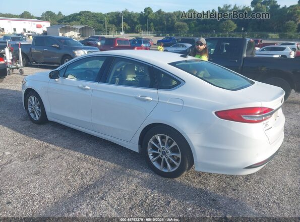 3FA6P0HD7HR287397 2017 FORD FUSION Белый Задняя левая четверть