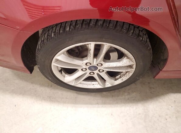 3FA6P0HD7JR142978 2018 FORD FUSION Красный 