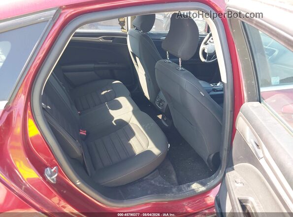 3FA6P0HD7JR179609 2018 FORD FUSION Red Vista de la etiqueta del VIN