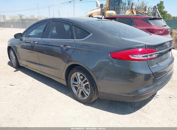 3FA6P0HD7JR194885 2018 FORD FUSION Gray უკანა მარცხენა
