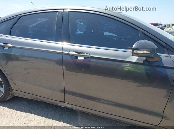 3FA6P0HD7JR194885 2018 FORD FUSION Gray უკანა სალონის ხედი