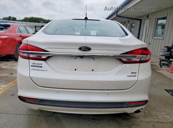 3FA6P0HD7JR232048 2018 FORD FUSION White უკანა ხედი