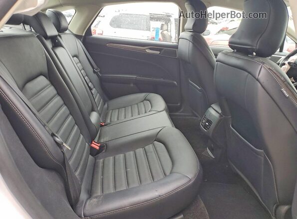 3FA6P0HD7JR232048 2018 FORD FUSION White უკანა სავარძლების ხედი