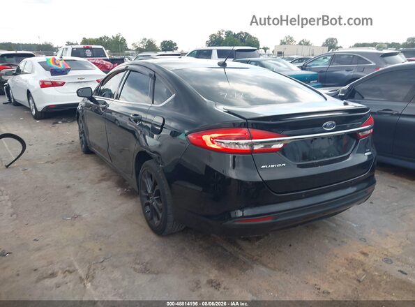 3FA6P0HD7JR238030 2018 FORD FUSION Black Rear left