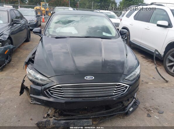 3FA6P0HD7JR238030 2018 FORD FUSION Black Dashboard view