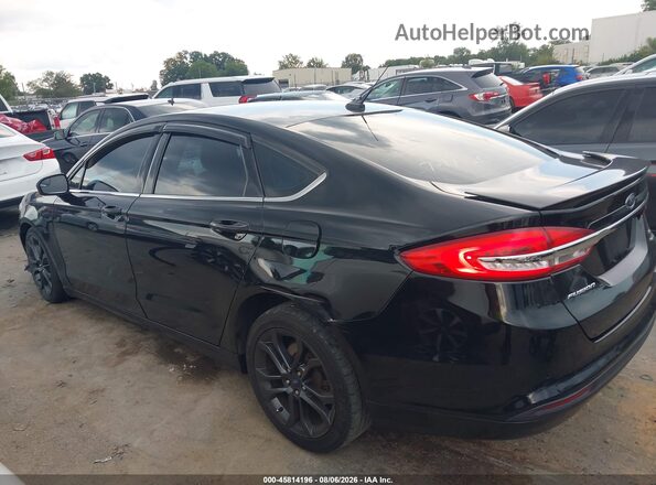 3FA6P0HD7JR238030 2018 FORD FUSION Black Rear interior view