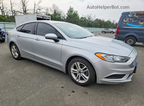 3FA6P0HD7JR251005 2018 FORD FUSION Silver Delantero derecho