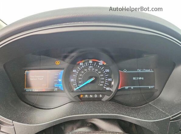 3FA6P0HD7JR251005 2018 FORD FUSION Silver Vista del cuadro de instrumentos