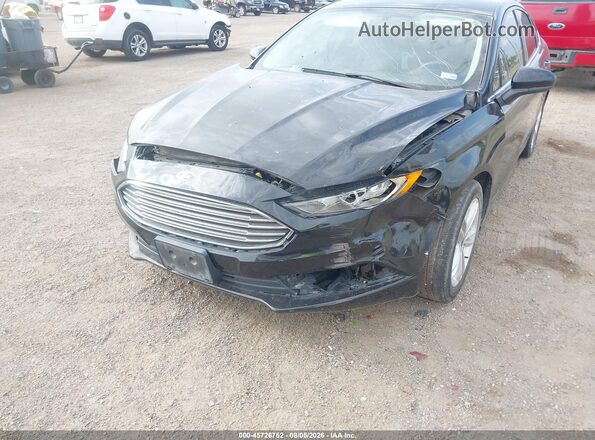 3FA6P0HD7JR267236 2018 FORD FUSION Черный Вид спереди