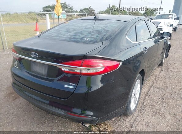 3FA6P0HD7JR267236 2018 FORD FUSION Черный Задняя правая четверть