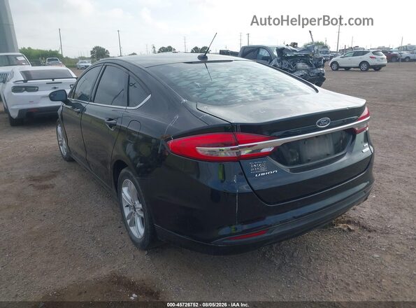3FA6P0HD7JR267236 2018 FORD FUSION Черный Задняя левая четверть