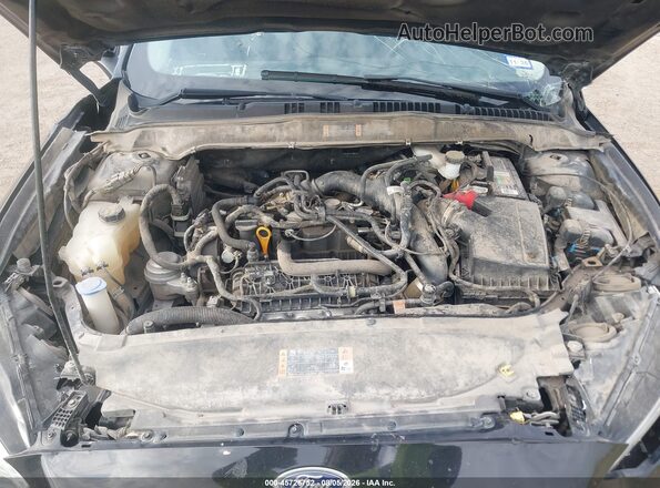 3FA6P0HD7JR267236 2018 FORD FUSION Черный Вид сзади