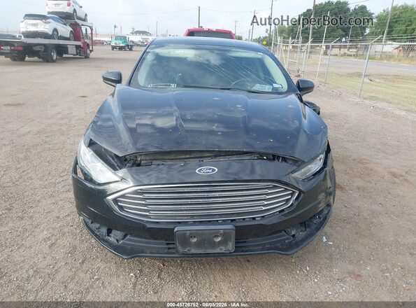 3FA6P0HD7JR267236 2018 FORD FUSION Черный Вид щитка приборов