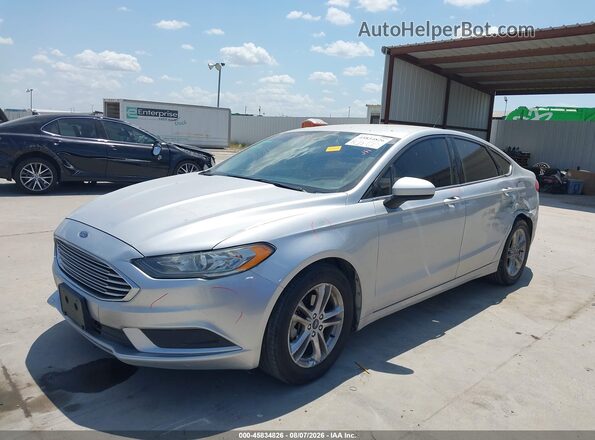3FA6P0HD7JR272890 2018 FORD FUSION Silver Передня ліва чверть