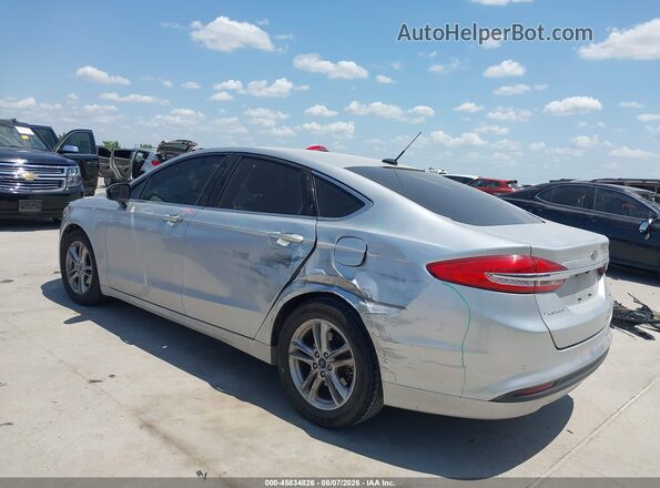 3FA6P0HD7JR272890 2018 FORD FUSION Silver Задня ліва чверть
