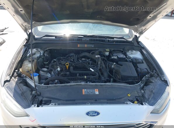 3FA6P0HD7JR272890 2018 FORD FUSION Silver Вид ззаду