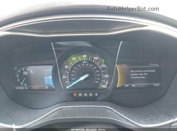 3FA6P0HD7JR282996 2018 FORD FUSION Black უკანა სავარძლების ხედი
