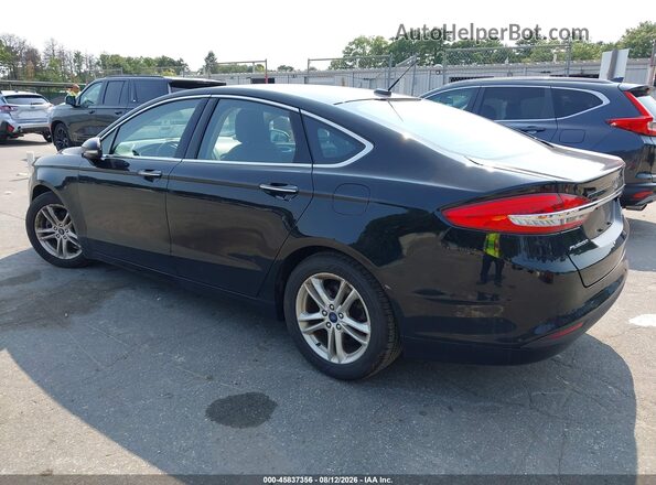 3FA6P0HD7JR282996 2018 FORD FUSION Black უკანა მარცხენა