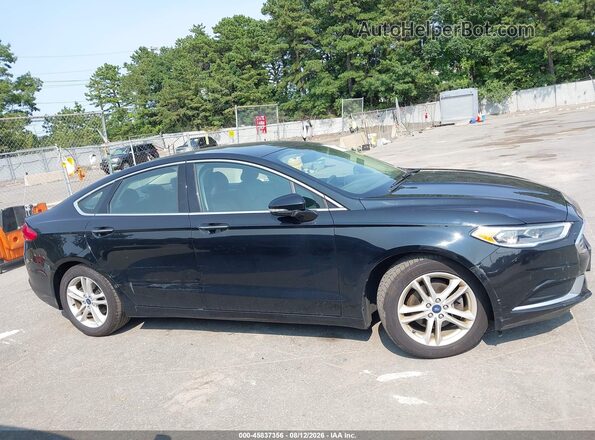 3FA6P0HD7JR282996 2018 FORD FUSION Black უკანა სალონის ხედი