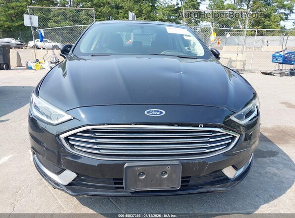 3FA6P0HD7JR282996 2018 FORD FUSION Black ხელსაწყოთა პანელის ხედი