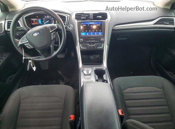 3FA6P0HD7KR268548 2019 FORD FUSION Синий Вид панели приборов
