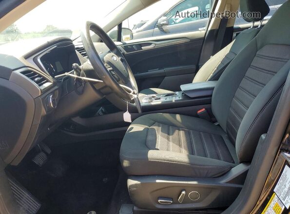 3FA6P0HD7LR109627 2020 FORD FUSION Black Widok wnętrza z przodu
