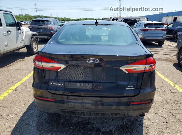 3FA6P0HD7LR109627 2020 FORD FUSION Black Widok z tyłu