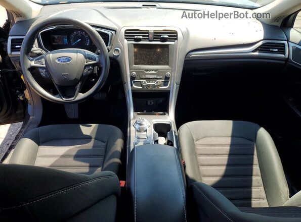 3FA6P0HD7LR109627 2020 FORD FUSION Black Widok deski rozdzielczej