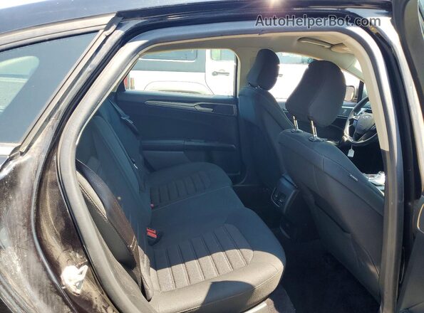3FA6P0HD7LR109627 2020 FORD FUSION Black Widok tylnych siedzeń