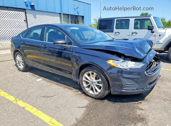 3FA6P0HD7LR109627 2020 FORD FUSION Black Przód prawy