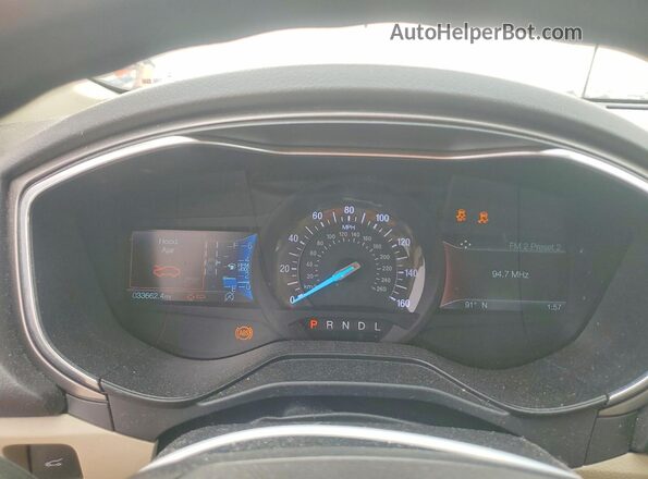 3FA6P0HD7LR165812 2020 FORD FUSION Blue Սարքավորումների վահանակի տեսք