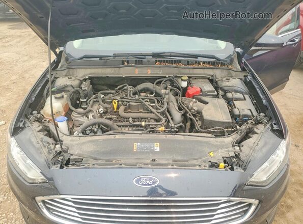 3FA6P0HD7LR165812 2020 FORD FUSION Blue Սալոնի հետևի տեսք