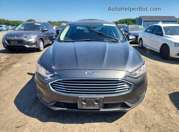 3FA6P0HD7LR183078 2020 FORD FUSION Gray წინა ხედი